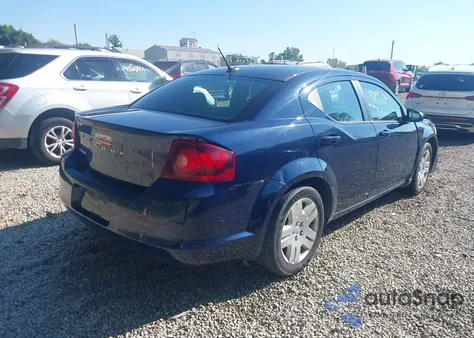2013 Dodge Avenger Se z USA, uszkodzony, nr VIN 1C3CDZAB1DN752843